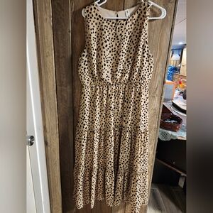 Dalmation Print Dress